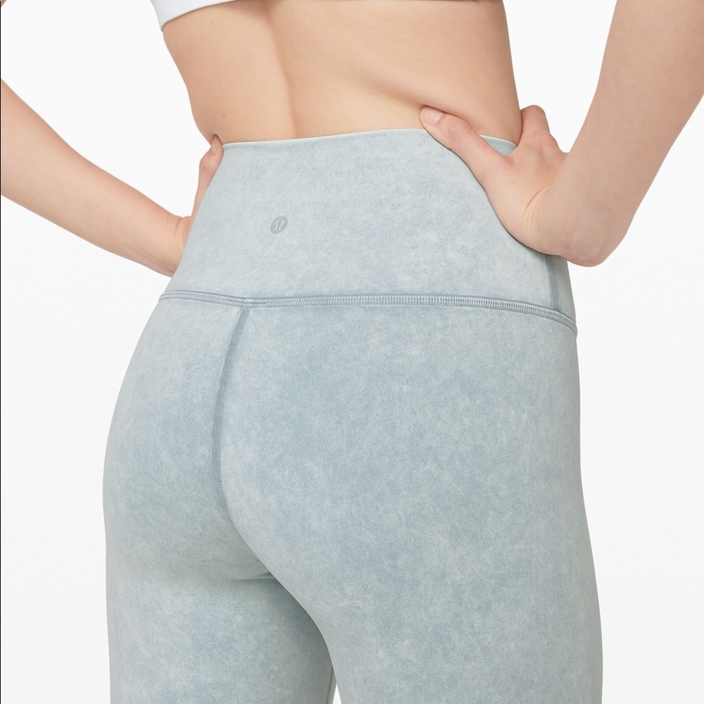 Lululemon wunder under leggings in snow washed